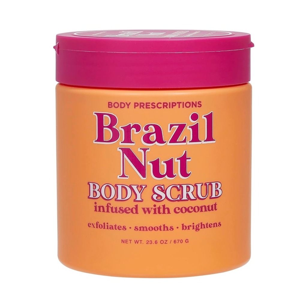 Body Prescriptions Exfoliating Body Scrub Ultra-Smooth Skin, Coconut, Brazil Nut